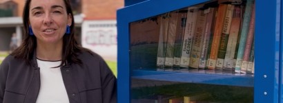 Kaleko liburutegi bat jarri da Arraguan, udal biblioteka kalera ateratzeko asmoz